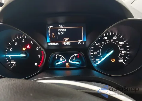 2018 Ford Escape Se из США, поврежденный, VIN 1FMCU9GD2JUA51181